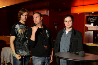 Metal Trails mit Stefan Schmidt von van Canto nach dem Interview.