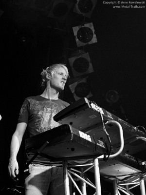 Keyboarder Martijn Westerholt at Delain’s concert in Hamburg on May 19th