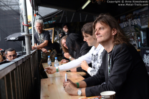 Michael Weikath beim Meet & Greet vor dem Auftritt der Band beim Wacken Open Air 2011