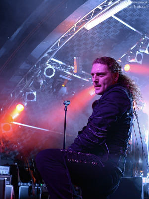 Fabio Lione on stage.
