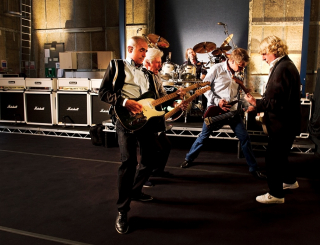 Status Quo beim Videodreh zu „Two Way Traffic“(2011).