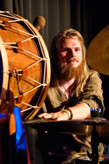 Drummer Jacob Lund - live shot by Lunah Lauridsen.
