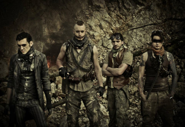 Das aktuelle LineUp von Marrok (v.l.): Brian Pearl, Mr. Lucky, Lycan Radix, M:Zeven