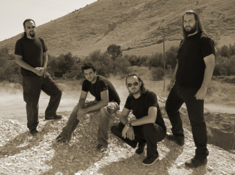 Show Your Face (v.l.): Vis (Drums), Achilleas K (Guitars), Huge (Vocals) und Chris (Bass)