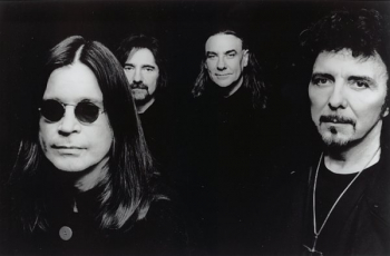 Black Sabbath im Ur-Line-Up: Ozzy Osbourne, Geezer Butler, Bill Ward und Tony Iommi. (v.l.n.r.)