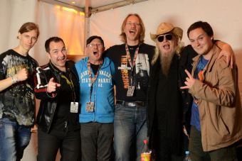 Metal Trails nach dem Interview mit Torfrock auf dem Wacken Open Air 2012.