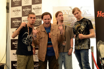 Metal Trails nach dem Interview mit Vogelfrey auf dem Wacken Open Air 2012.
