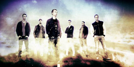 Das sechsköpfige Progressiv-Kollektiv Liveware in vollem Line-Up.