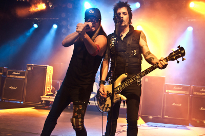 The Kings of Demolition (v. l.): Johnny Solinger und Rachel Bolan von Skid Row.