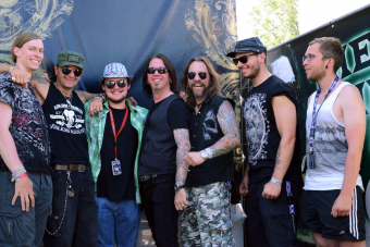 Metal Trails nach dem Interview mit den Jungs von Dezperadoz auf dem Wacken Open Air 2013.
