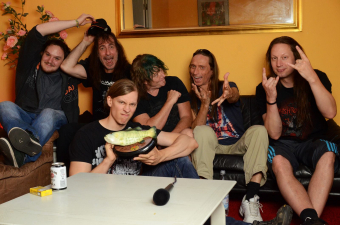 Metal Trails nach dem Interview mit Gamma Ray in den Hammer Studios in Hamburg (2013).