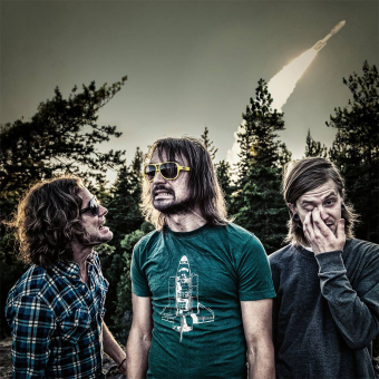 “Ready For Liftoff“: Ozo, Dango und Poncho (v. l.) alias Truckfighters (Bild: Jonas Osman)