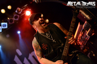 Mike Orlando beim Adrenaline Mob-Konzert im Hamburger Knust.