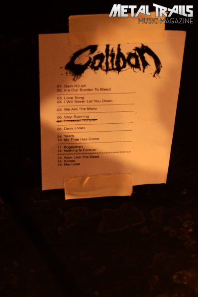 Bild 2 | Caliban am 27. September 2013 in Hamburg. Fotografie: Arne Luaith