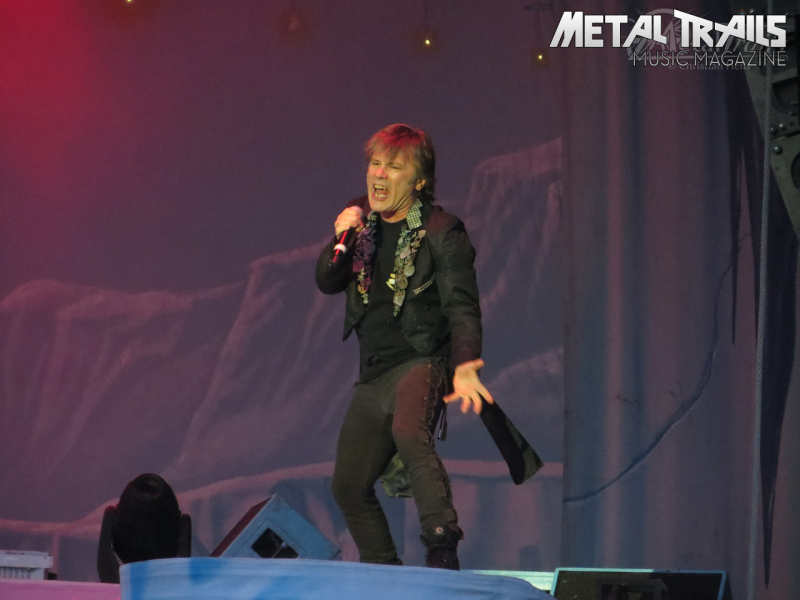 Bild 1 | Iron Maiden am 21. Juni 2013 in Unterpremstädten. Fotografie: Christian Hehs
