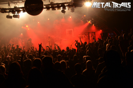 Die Besucher der Lordi-Show am 3. April 2013 in der Hamburger Markthalle.