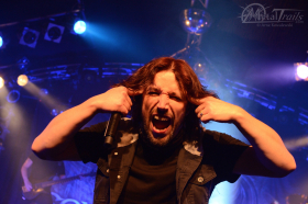 Tony Kakko von Sonata Arctica am 6.11.2012 in der Markthalle, Hamburg.