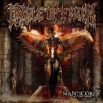 Album-Cover von Cradle of Filths „The Manticore and Other Horrors“ (2012).